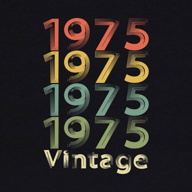 Vintage 1975 Limited Edition 47 Years Old 47th Birthday by thangrong743